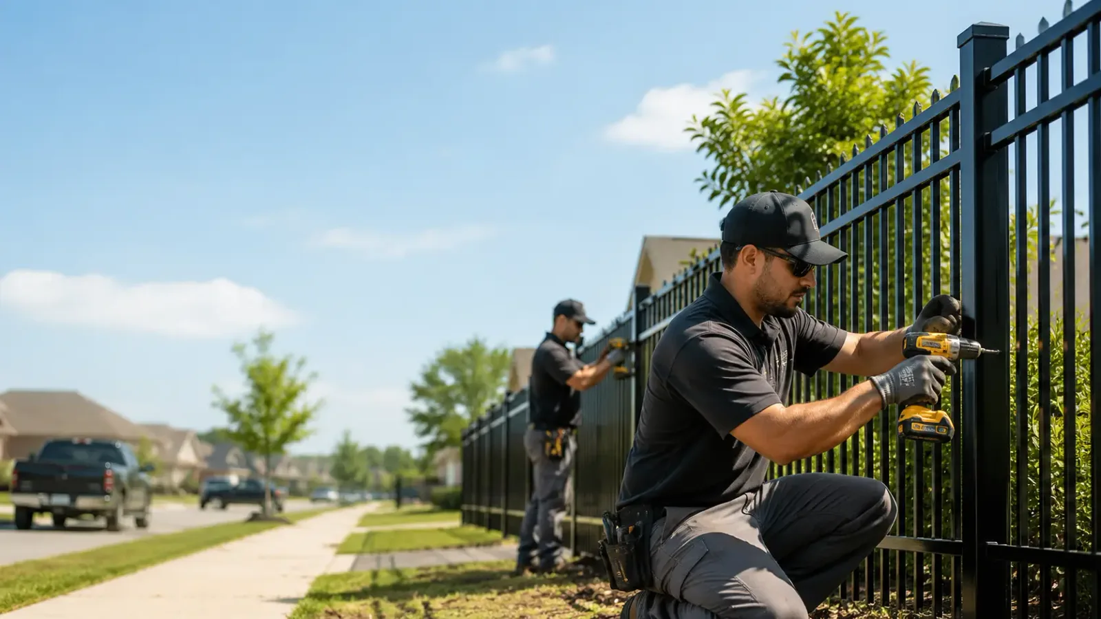 Metal Fence Installation in Lakeview, AR